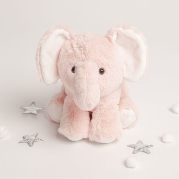 Babbico Gift Boxed Evie The Elephant Pink Soft Plush Toy GOODS Superdrug   