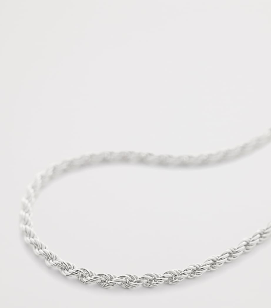 Monica Vinader Sterling Silver Corda friendship bracelet (British brand)