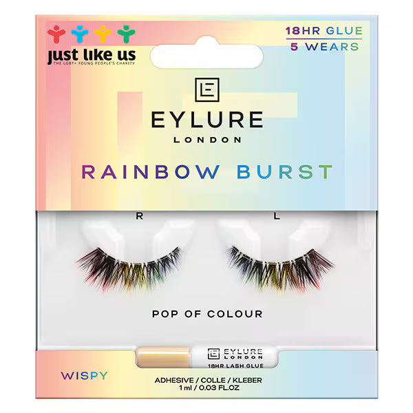 Eylure False Eyelashes Rainbow Burst - British product