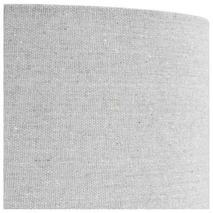 Habitat Bobble grey ceramic table lamp with linen shade, UK version