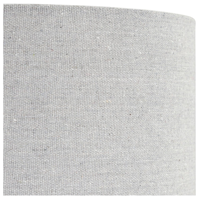Habitat Bobble grey ceramic table lamp with linen shade, UK version