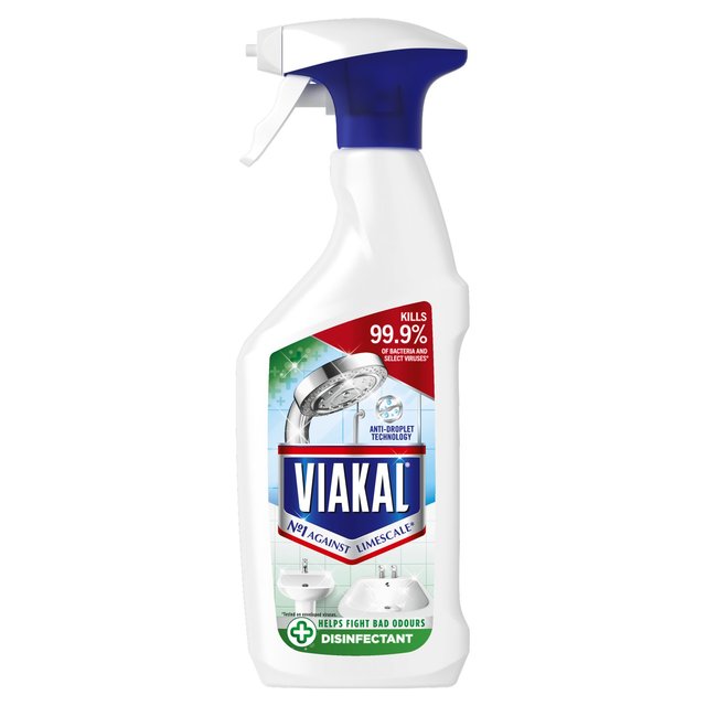 Viakal Bathroom Limescale Remover Anti-Bacterial Spray   500ml