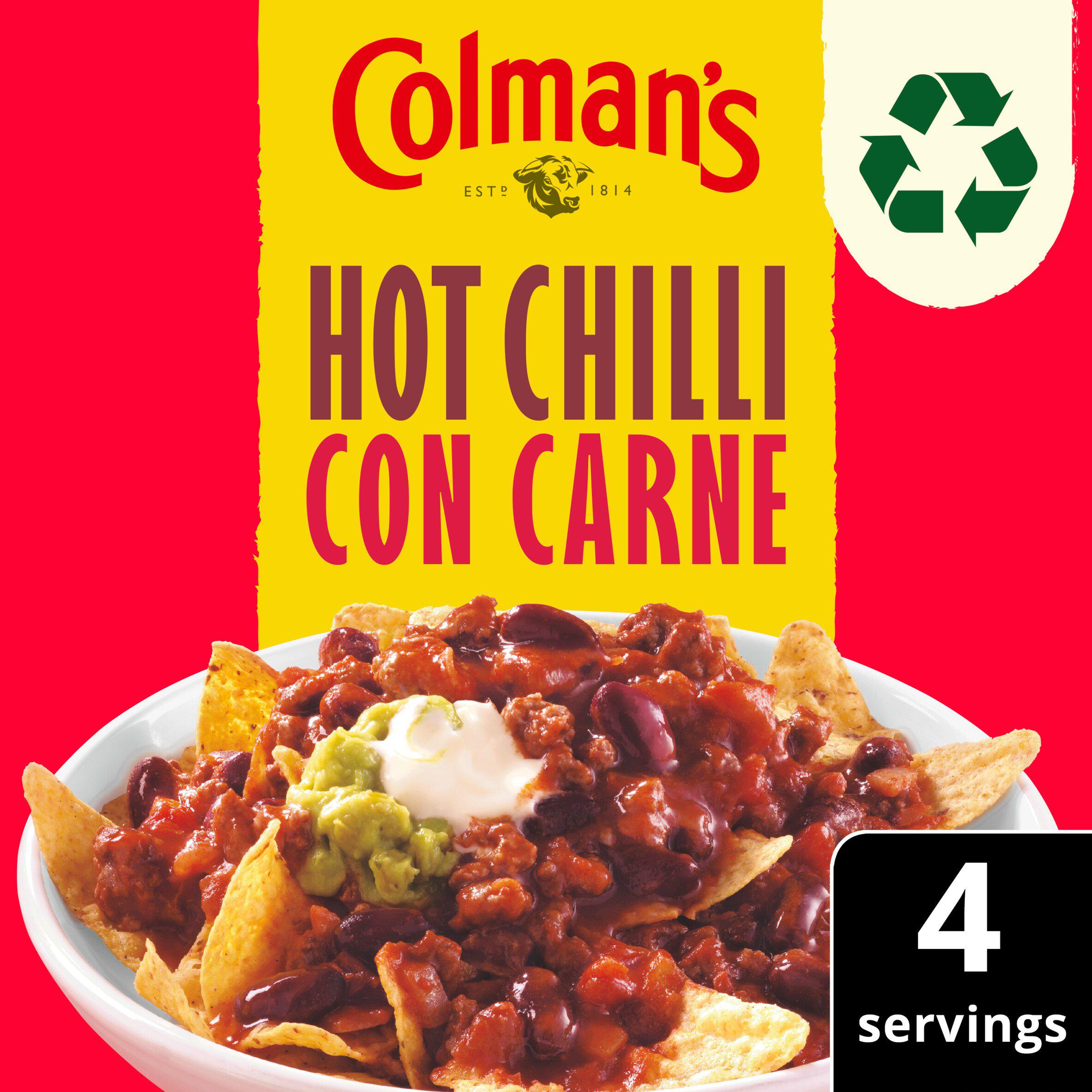 Colman's Hot Chilli Con Carne Recipe Mix 37g GOODS Sainsburys   