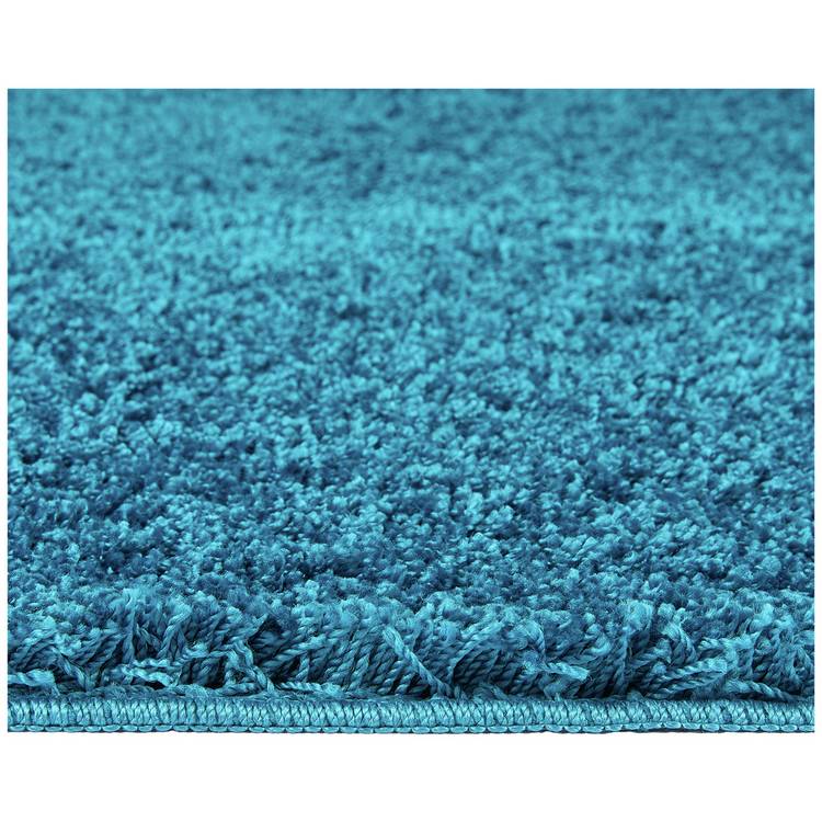 Buddy washable shaggy rug teal 67x150cm, UK version