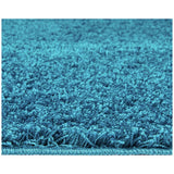 Buddy washable shaggy rug teal 67x150cm, UK version