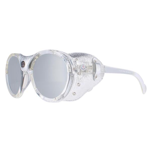 Moncler silver round sunglasses (British brand)