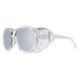 Moncler silver round sunglasses (British brand)