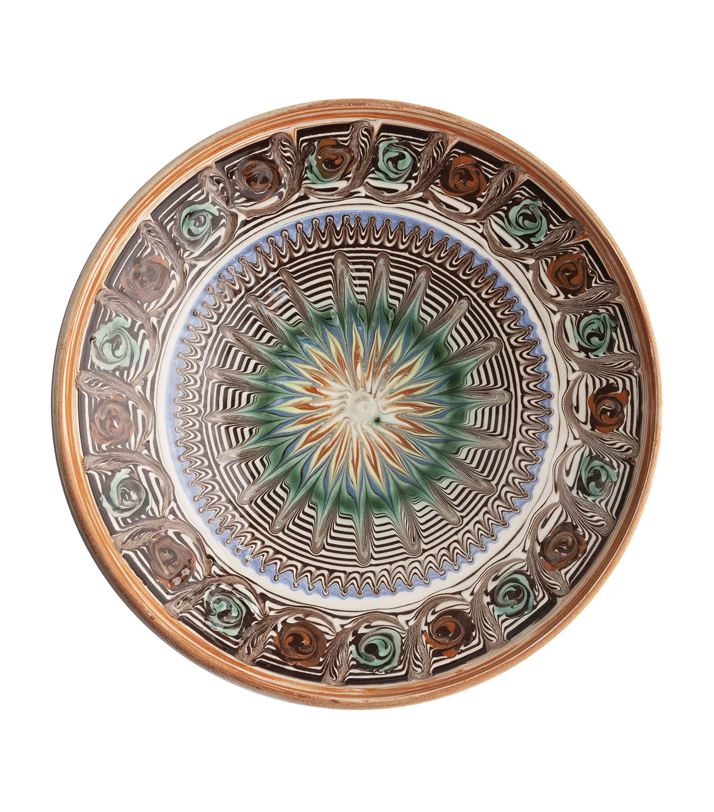 Cabana Magazine Horezu ceramic plate 21cm - British product
