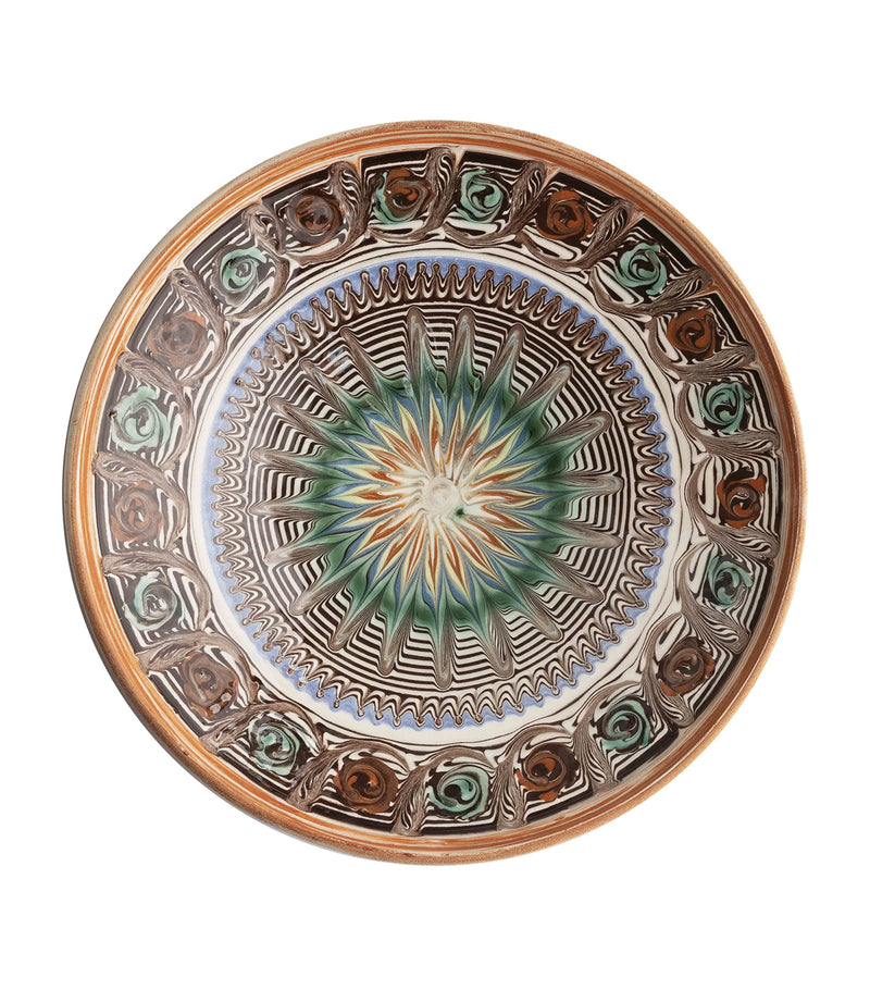 Cabana Magazine Horezu ceramic plate 21cm - British product