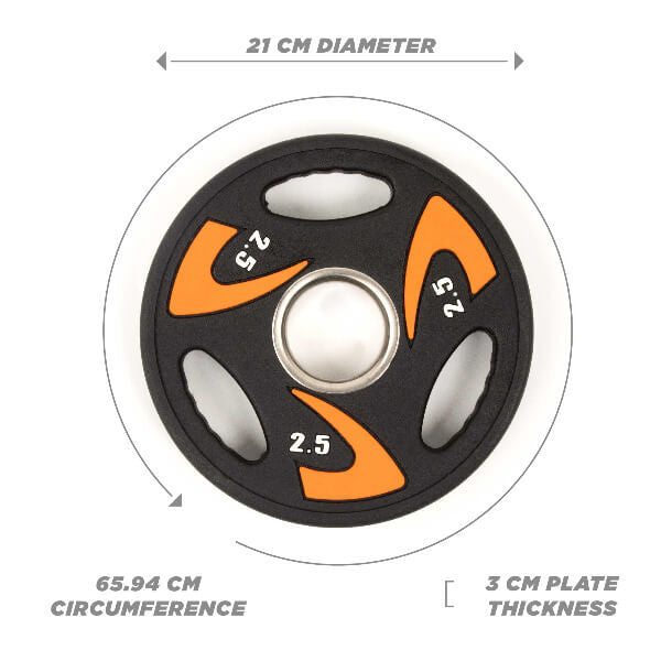 Phoenix Fitness Olympic weight plate 2.5kg (British brand)