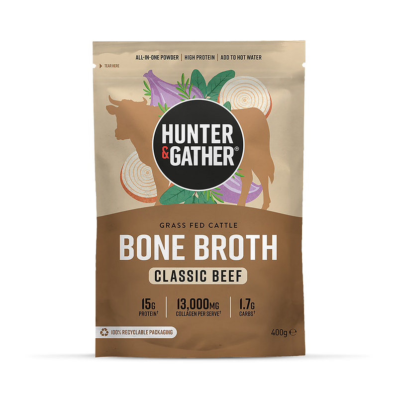 Hunter & Gather bone broth classic 400g - British product