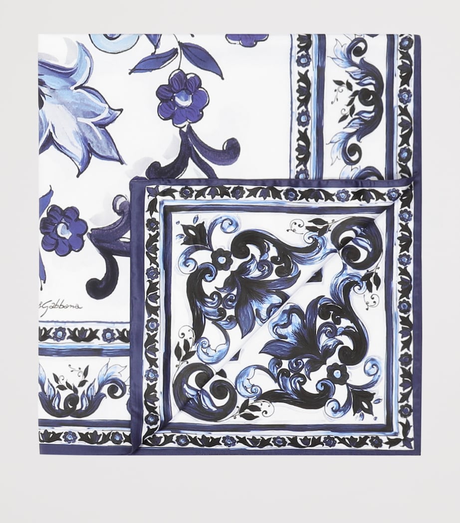 Dolce & Gabbana Casa Cotton Majolica King Duvet Cover - British product