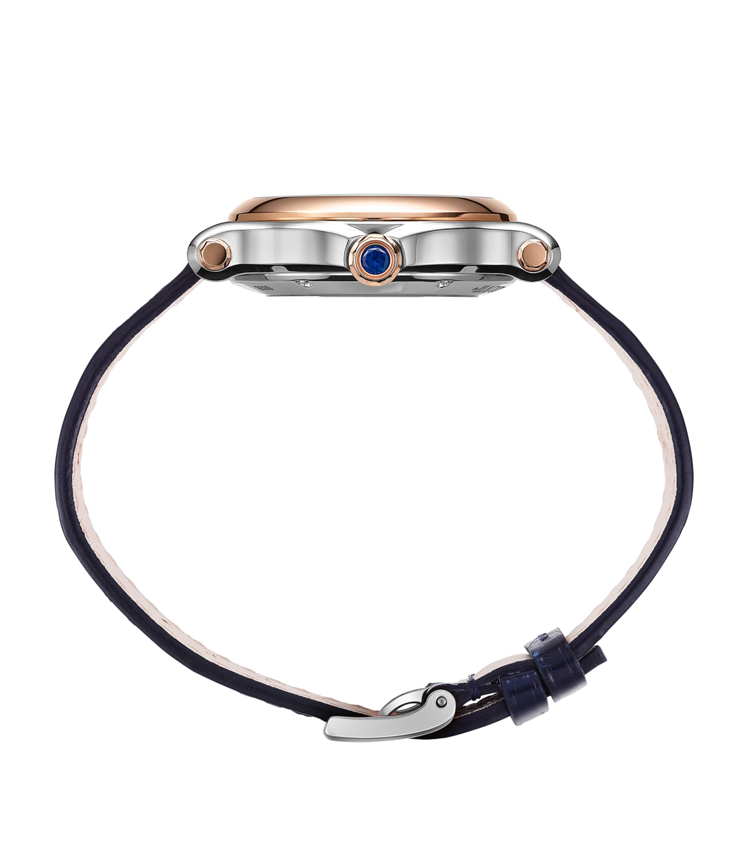 Chopard Happy Sport automatic watch 33mm rose gold and diamonds (British brand)