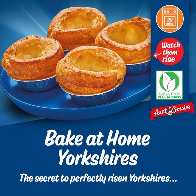 Aunt Bessie's 12 Bake at Home Yorkshire Puddings    370g GOODS M&S   