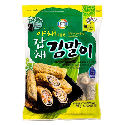 Oriental Mart Surasang Seaweed Spring Rolls Vegetable Flavour Korean Snack- Buy online at McGrocer
