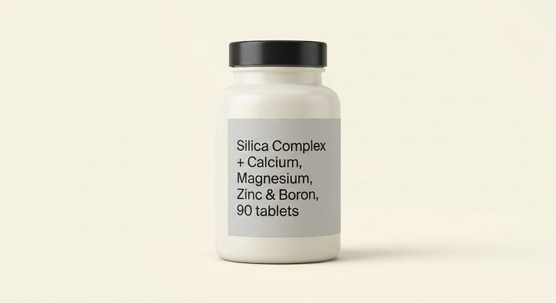 Holland & Barrett vegan silica complex 90 tablets, imported from the UK