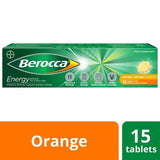 Berocca Natural Orange Sugar Free Effervescent 15 Tablets GOODS Superdrug   