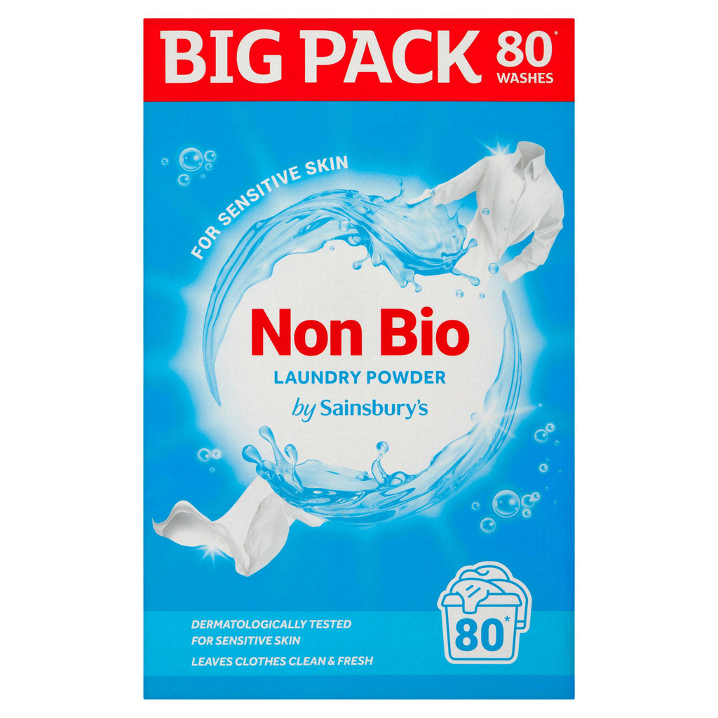 Sainsbury's Laundry Powder Non Bio 80 Washes 4kg