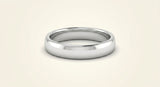 Cartier C de Cartier platinum ring 4mm, imported from the UK