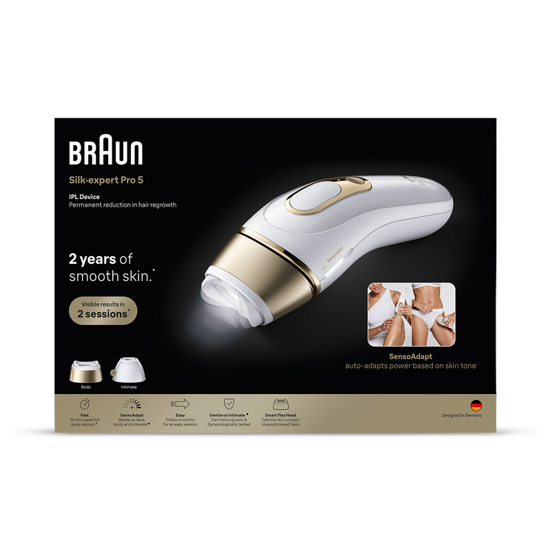 Braun Silk·expert Pro 5 IPL hair removal device - British product