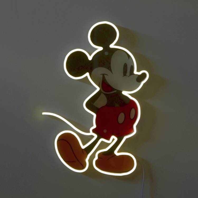 Yellowpop Disney Mickey Mouse LED neon sign - British product
