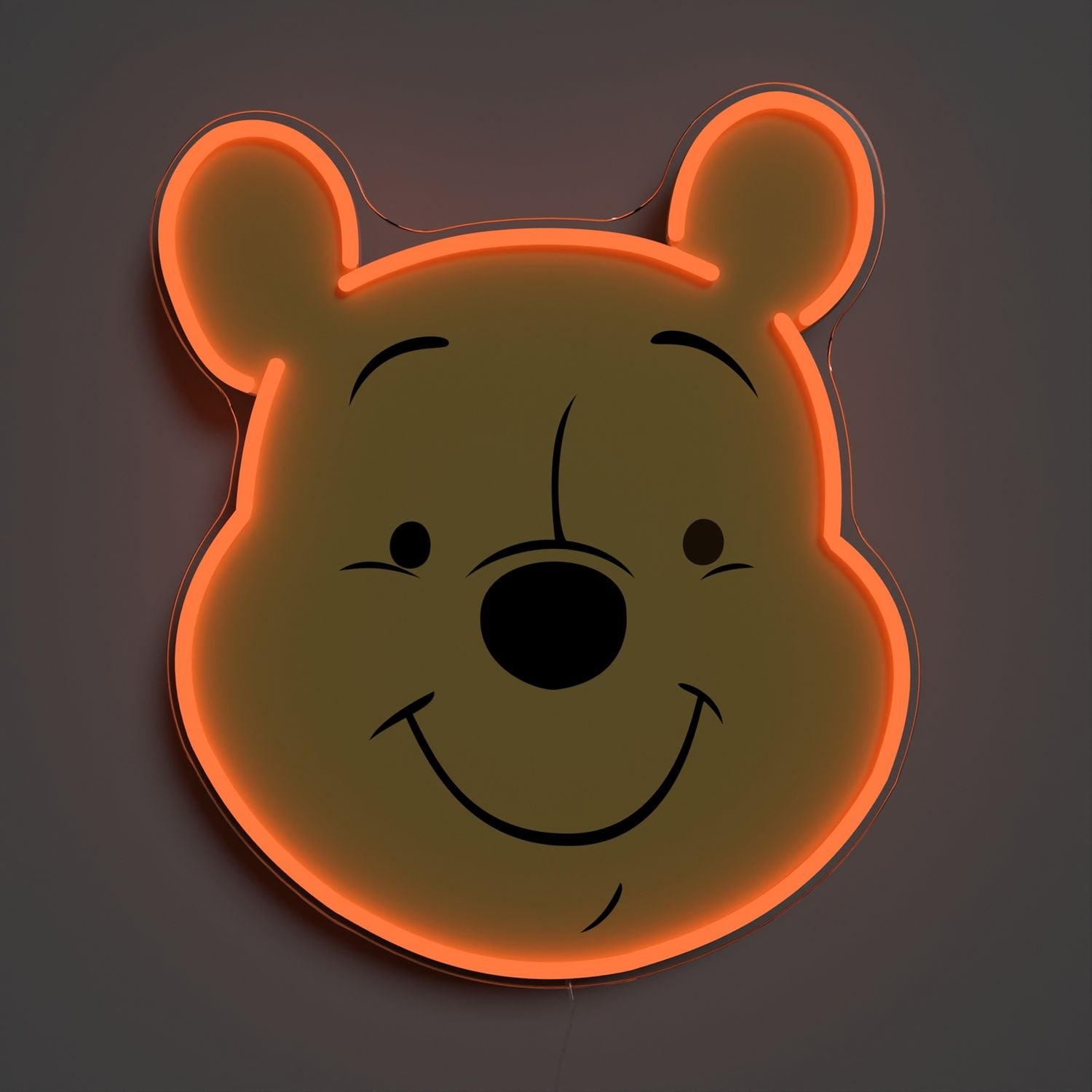 Yellowpop Winnie the Pooh LED neon sign 25cm, imported from the UK