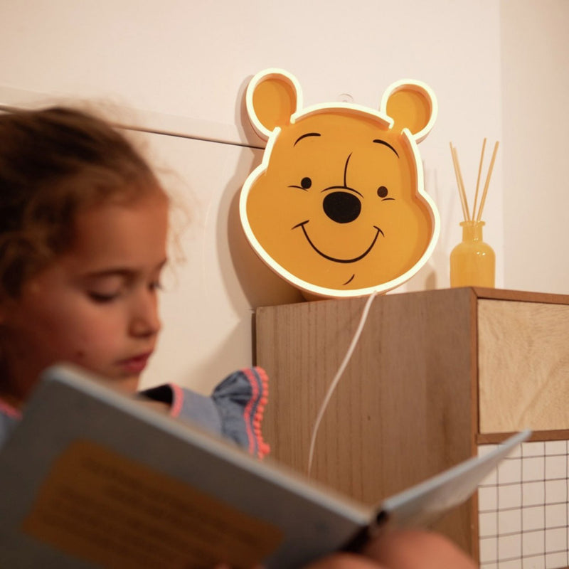 Yellowpop Winnie the Pooh LED neon sign 25cm, imported from the UK