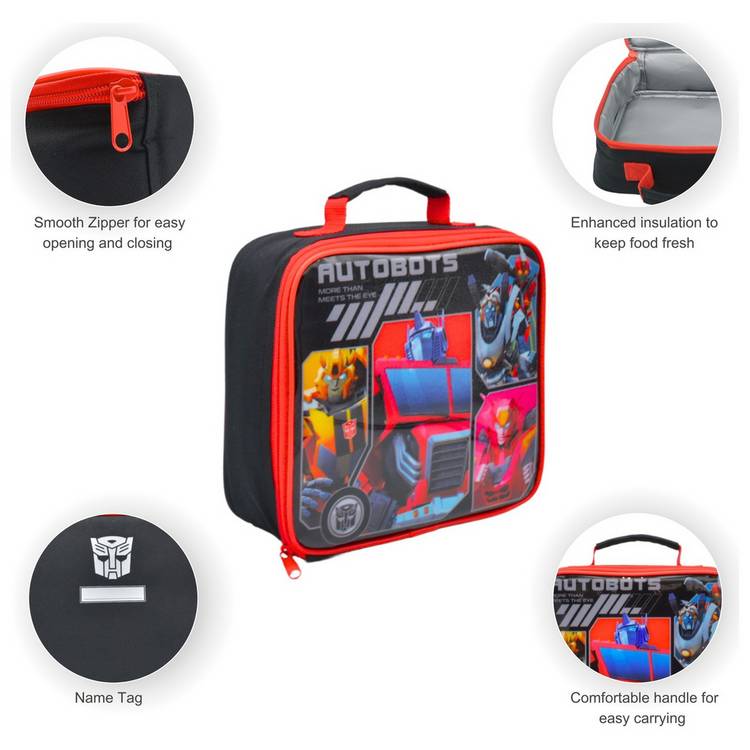 Hox Transformers Autobots insulated lunch bag, UK version