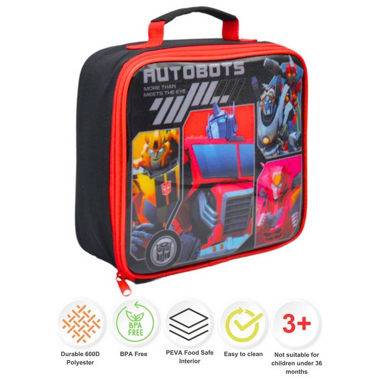 Hox Transformers Autobots insulated lunch bag, UK version