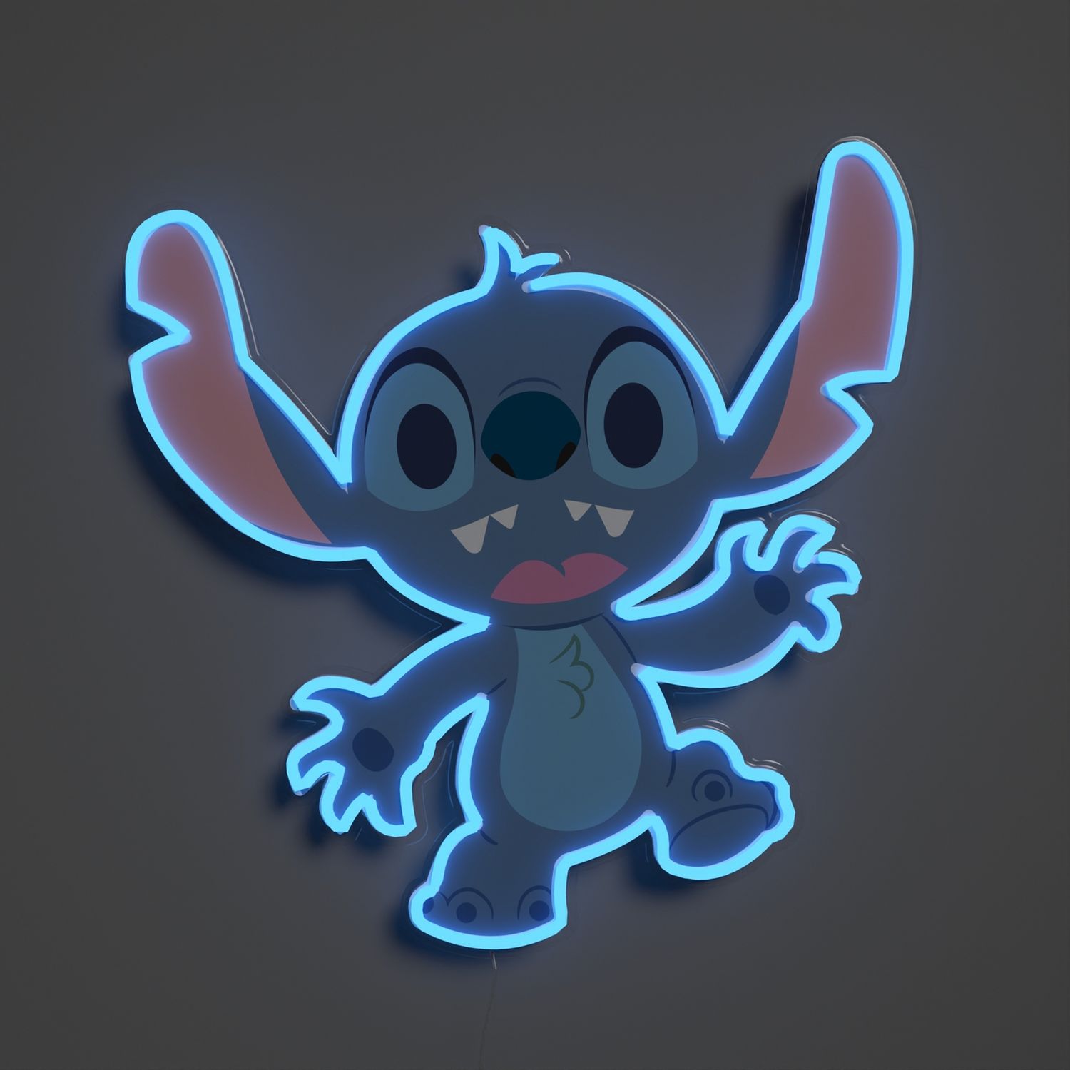 Yellowpop Disney Stitch LED neon sign, imported from the UK