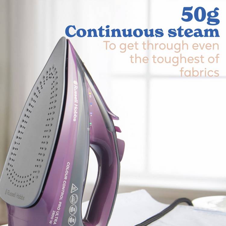 Russell Hobbs Colour Control Pro steam iron, UK version