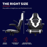 GXTrust GXT703 Riye gaming chair white (British brand)