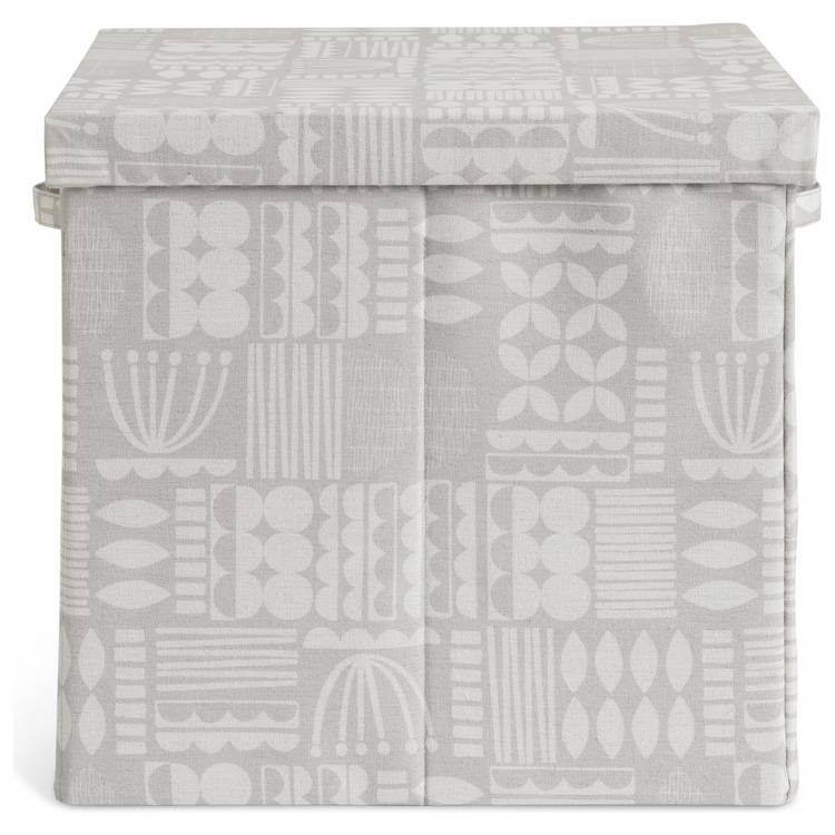 Habitat storage box Scandi print 40cm - British product
