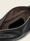 AllSaints Black Luna leather cross-body bag, UK version