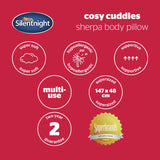 Silentnight Cosy Cuddles medium body pillow 147cm - British product