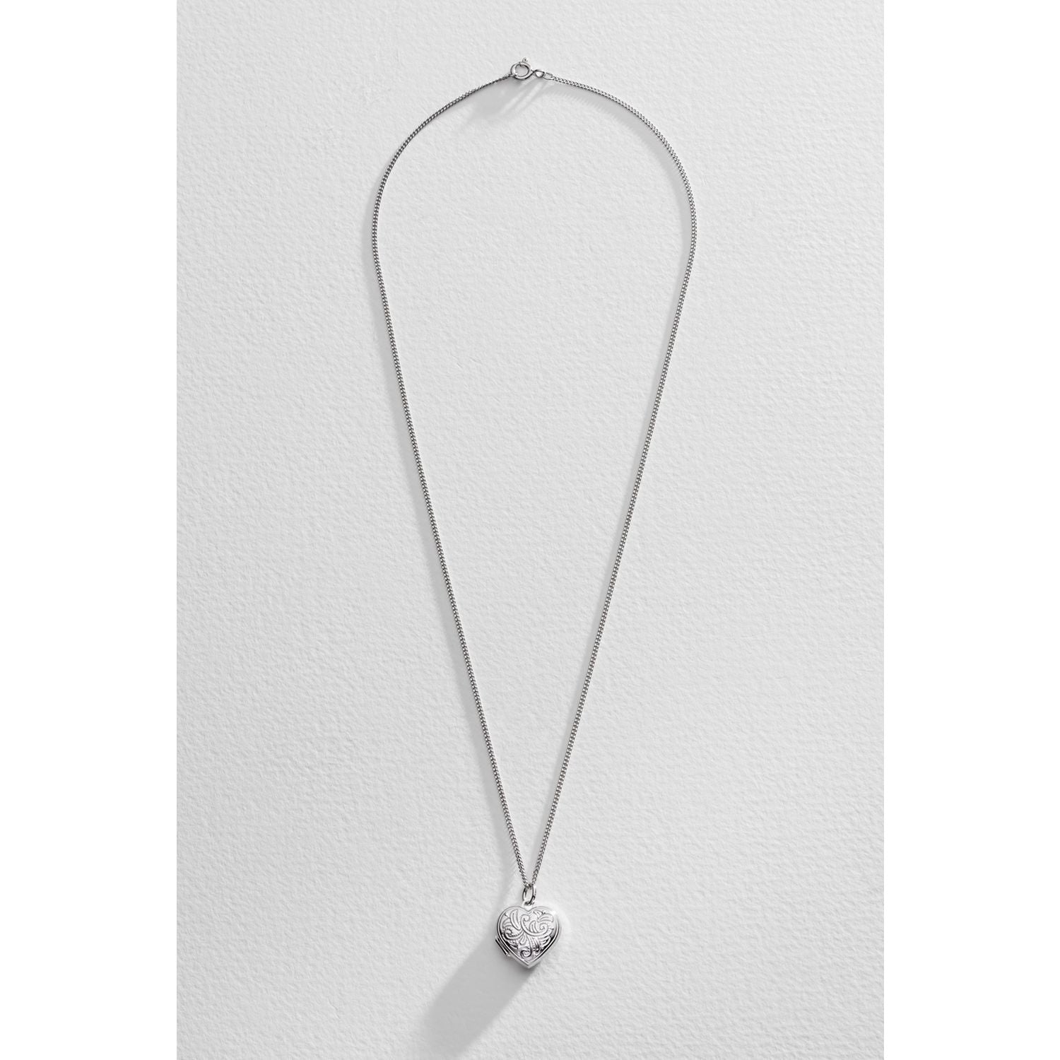 Moon & Back sterling silver heart locket, UK version
