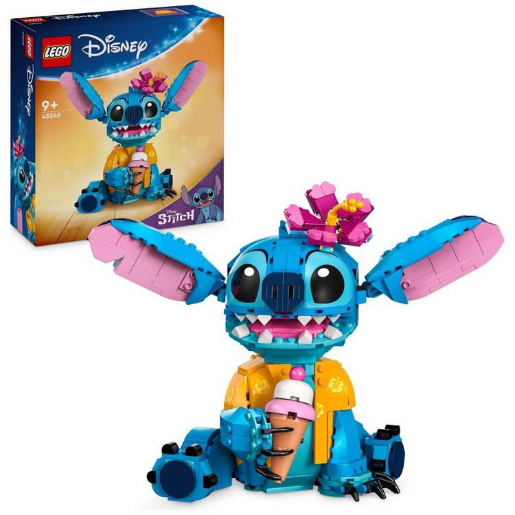 LEGO Disney Stitch buildable toy, imported from the UK