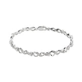 Revere diamond infinity bracelet 0.05ct - British product