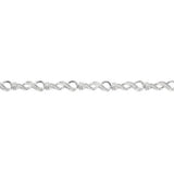 Revere diamond infinity bracelet 0.05ct - British product