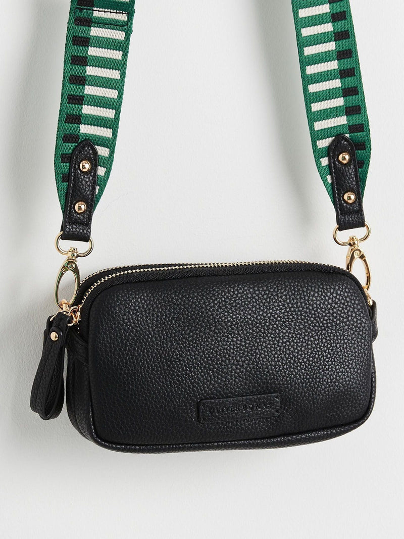 Oliver Bonas black Naha cross-body bag - British product