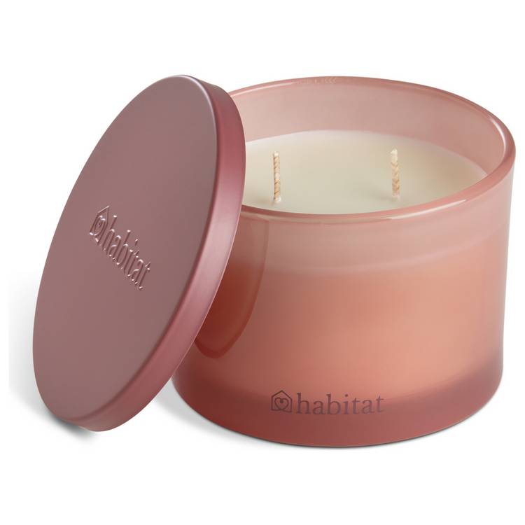 Habitat multiwick candle Patchouli & Amber 11cm - British product