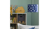 Argos Home kids navy star lampshade 25cm (British brand)