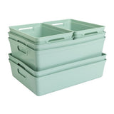 Argos Home sage mixed storage boxes 8-piece - British product