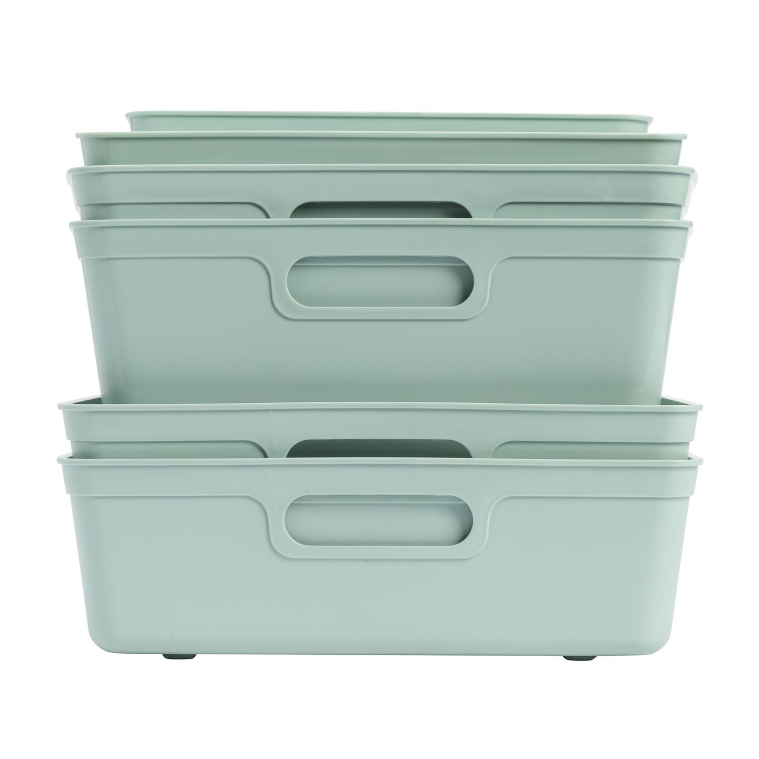 Argos Home sage mixed storage boxes 8-piece - British product
