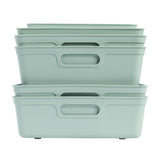 Argos Home sage mixed storage boxes 8-piece - British product