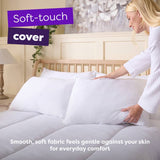 Slumberdown firm support side sleeper pillow 74x48cm, UK version
