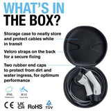 Ring Type 2 charging cable 32A single phase, imported from the UK