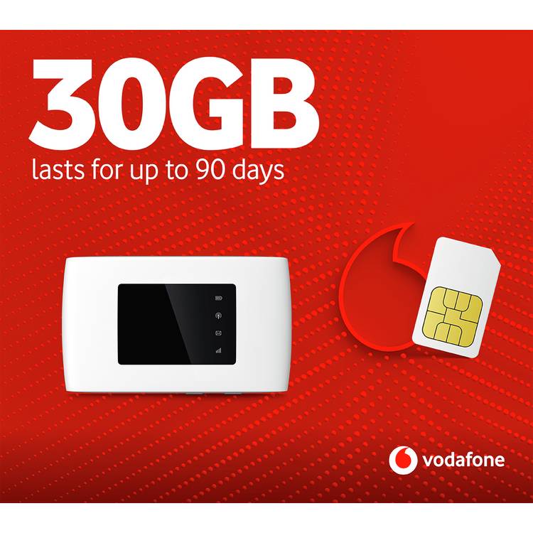 Vodafone 4G 30GB mobile mifi hotspot, imported from the UK