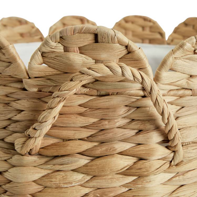 Habitat water hyacinth laundry hamper 70L natural - British product