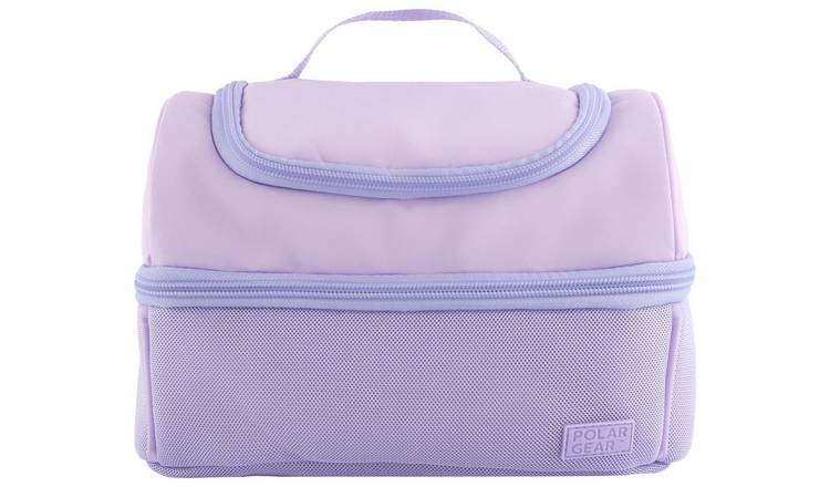Polar Gear lilac insulated lunch bag (British brand)